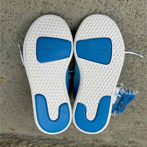 ADIDAS Pharrell Williams HU Tennis Sneakers Kids 11 Blue PW Unisex Running Shoes - Picture 7 of 12